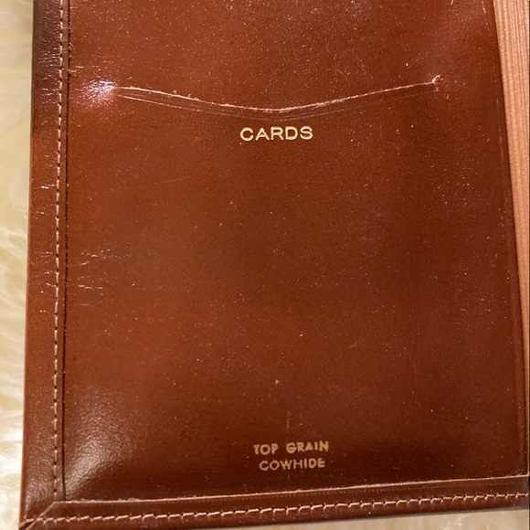 Vintage leather billfold wallet Research Institute of America, Inc. 👓🔎👨‍🏫 - Picture 3 of 10